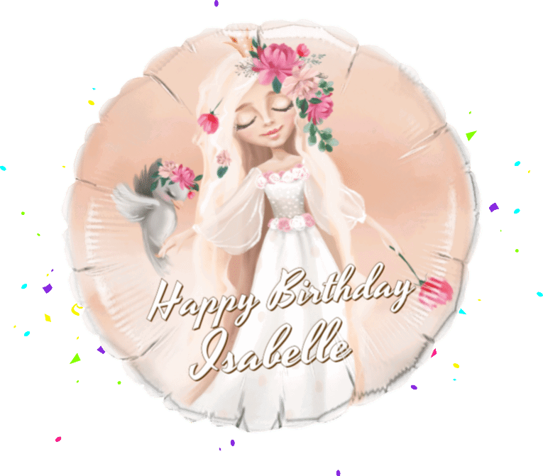 Dreamy Princess Birthday balloon