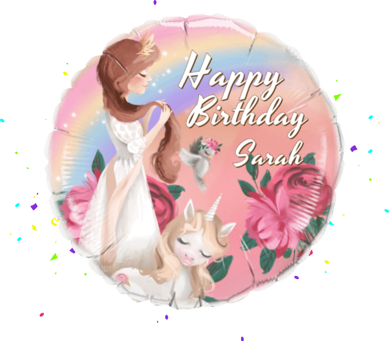 Princess and the Unicorn balloon