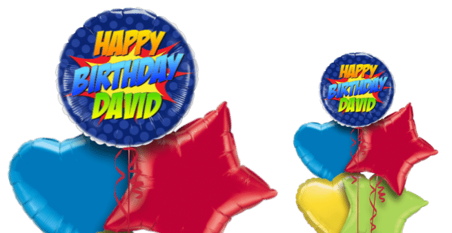 Super Hero Birthday Balloon