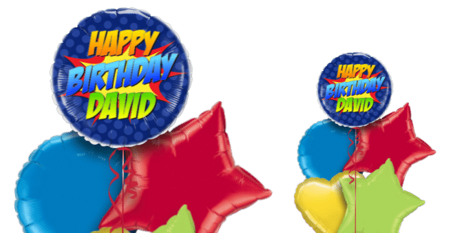 Super Hero Birthday Balloon