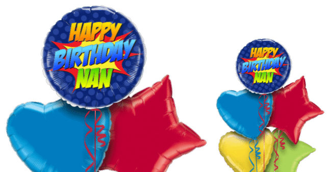 Super Hero Birthday Balloon