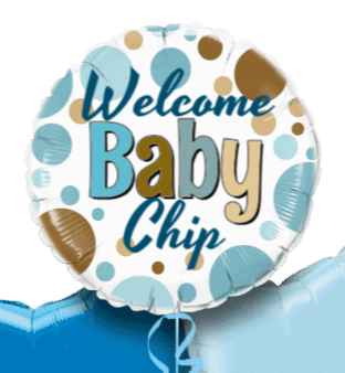 Welcome Baby Boy Balloon