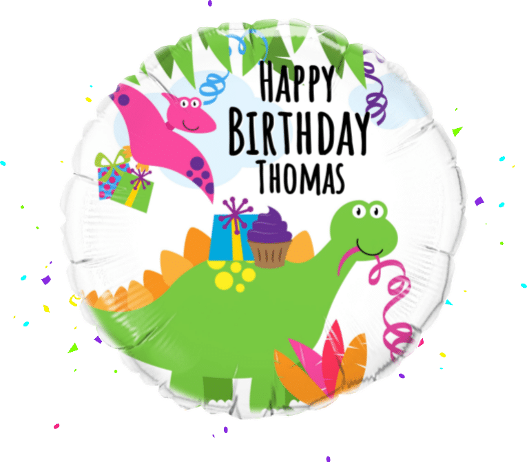 Dinosaur Party balloon 