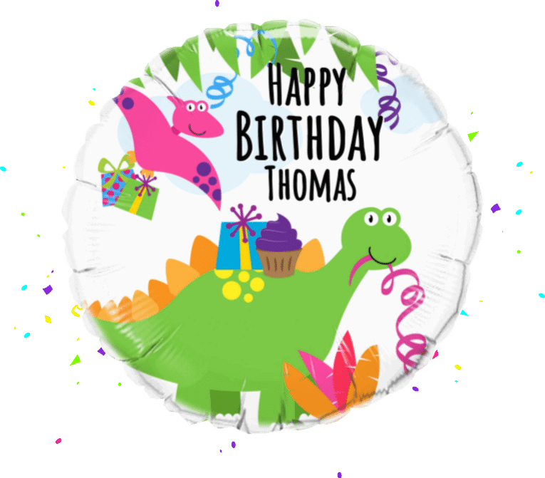 Dinosaur Party balloon