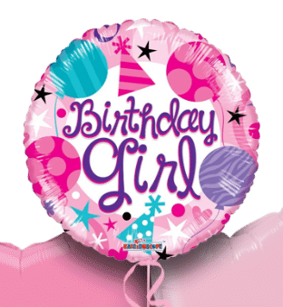Birthday Girl Party Balloon