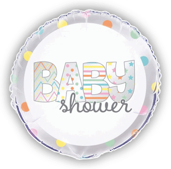 Baby Shower Silver Spots