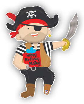 Happy Birthday Matey Pirate