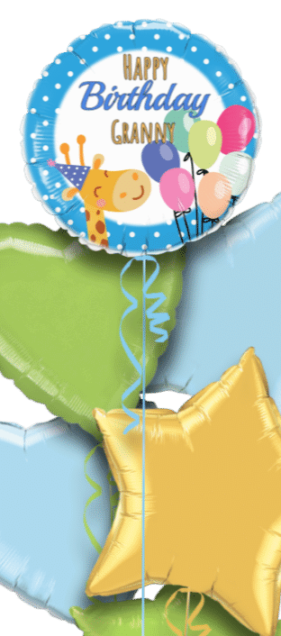 Birthday Giraffe Balloon