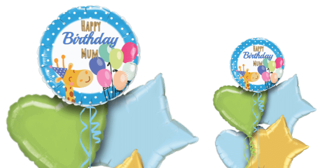 Birthday Giraffe Balloon