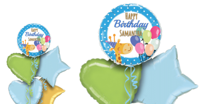 Birthday Giraffe Balloon