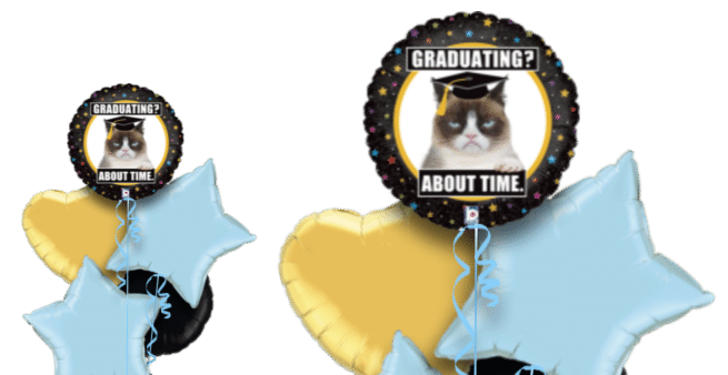 Grumpy Cat Graduation Balloon
