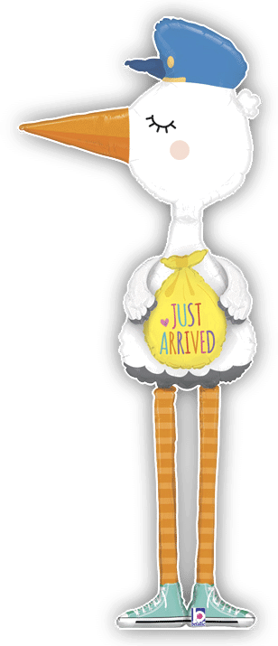 6ft Tall Just Arrived Giant Stork Balloon