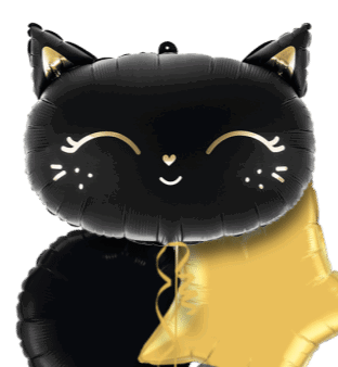 Black Cat Balloon