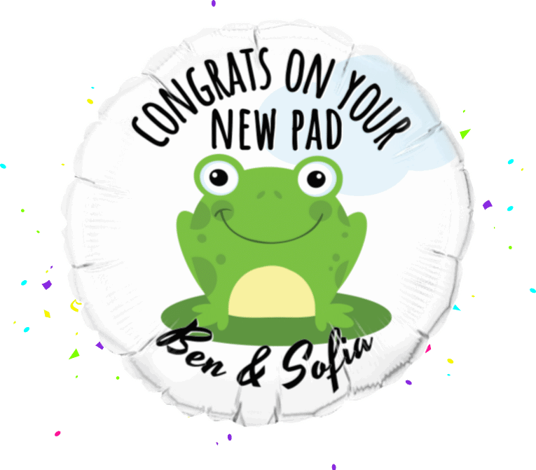 Congrats on Your New Pad balloon