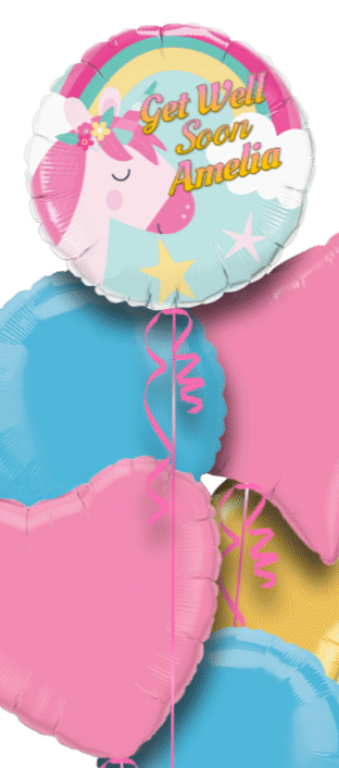 Get Well Soon Unicorn Balloon