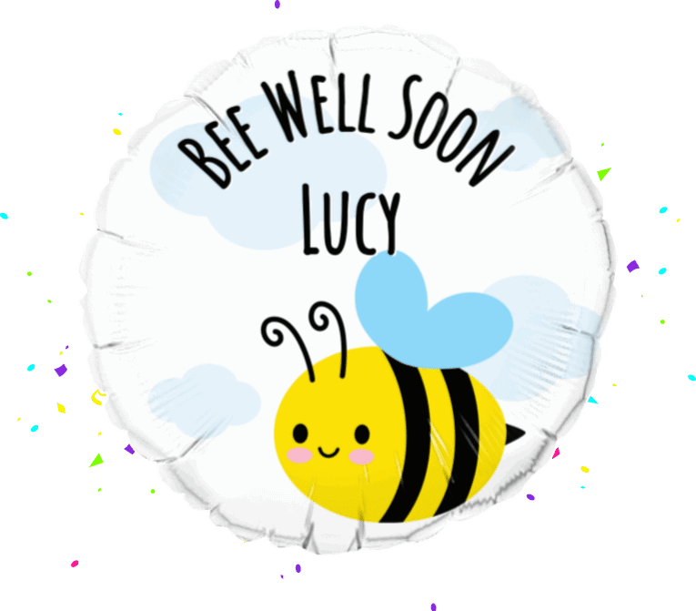 Bee Well Soon balloon 