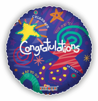 Congratulations You Did It