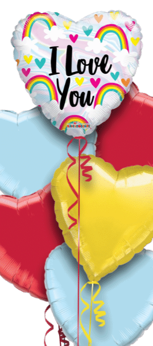 I Love You Rainbows Balloon