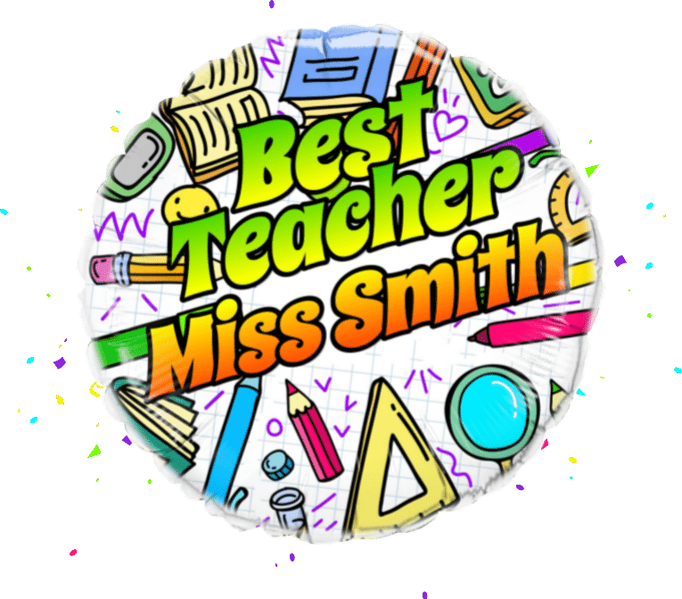 Best Teacher balloon 