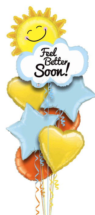 Feel Better Soon Sunshine Balloon