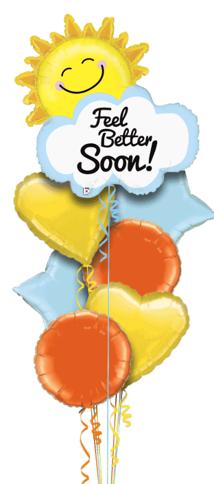 Feel Better Soon Sunshine Balloon