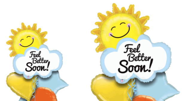 Feel Better Soon Sunshine Balloon