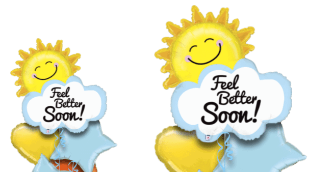 Feel Better Soon Sunshine Balloon
