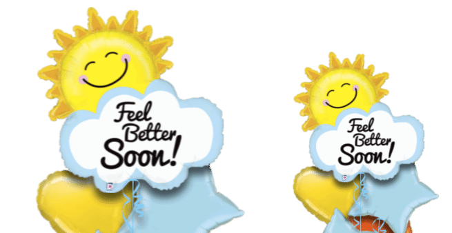 Feel Better Soon Sunshine Balloon