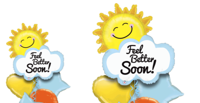 Feel Better Soon Sunshine Balloon