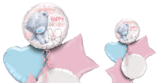 Me To You Birthday Flower Balloon