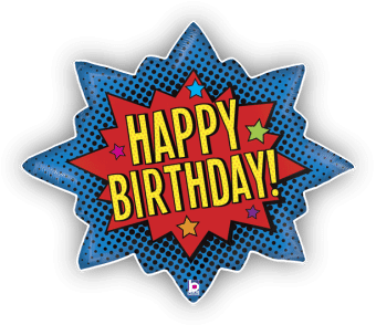 Superhero Birthday Burst