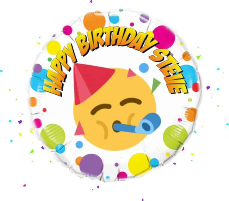 Birthday Emoji balloon