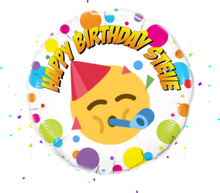Birthday Emoji balloon 