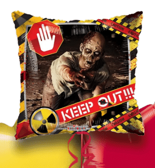 Zombie Keep Out Balloon