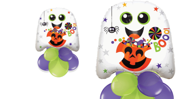 Smiley Ghost Balloon