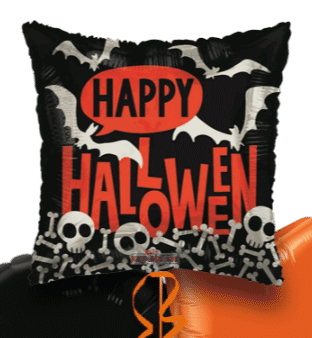 Halloween Bats and Bones Balloon