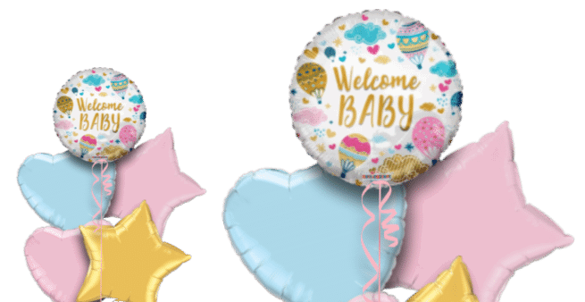 Welcome Baby Hot Air Balloons Balloon