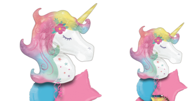 Rainbow Unicorn Balloon