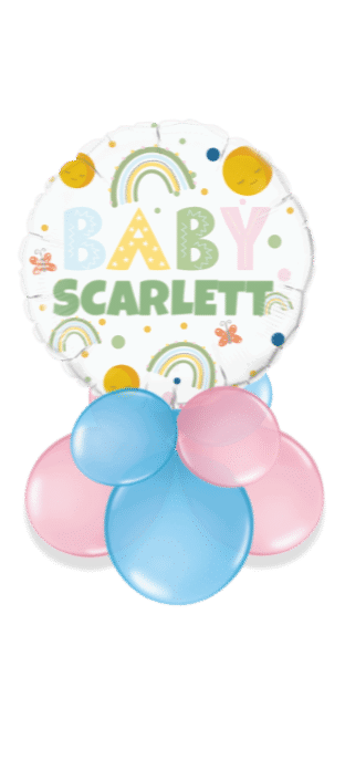 Baby Boho Rainbows Balloon