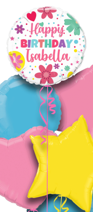 Birthday Floral Balloon