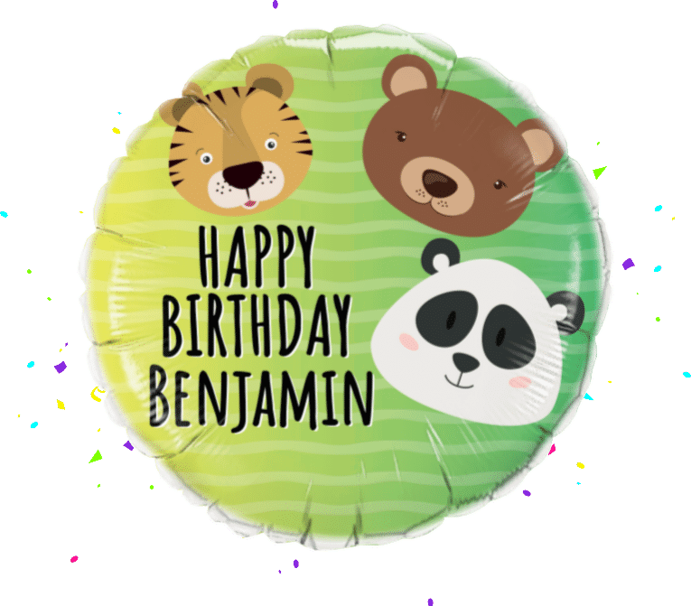 Birthday Animal Fun balloon 