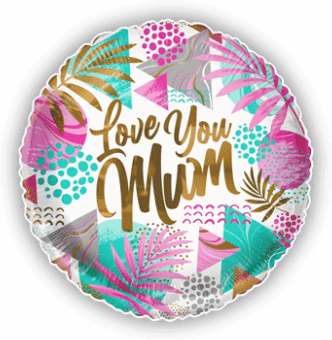 Love You Mum Pink Palms
