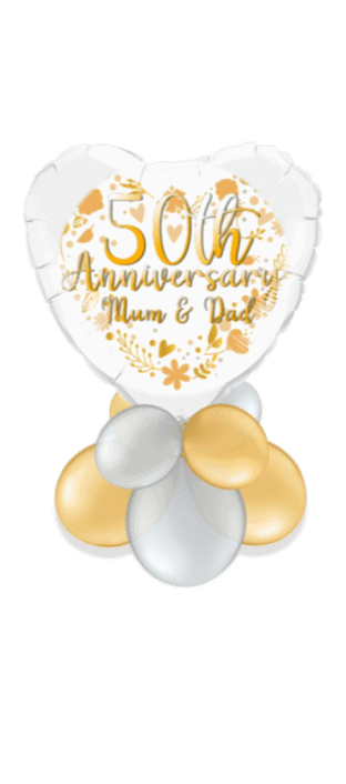 50th Anniversary Gold Balloon