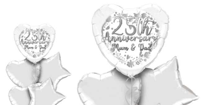 25th Anniversary Silver Balloon
