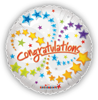 Congratulations Swirly Stars