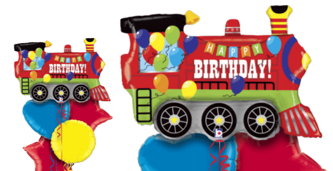 Birthday Steam Train Balloon