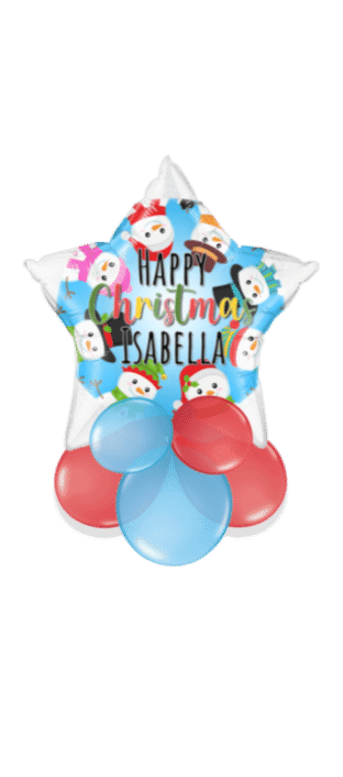 Snowy Christmas Friends Balloon