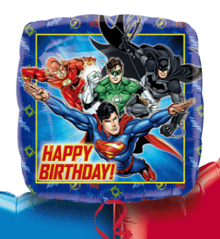 Justice League Birthday Balloon