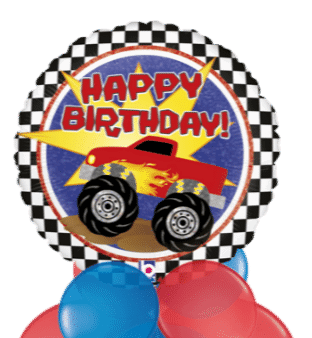 Monster Truck Birthday Balloon