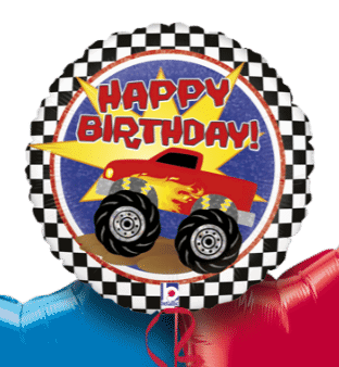 Monster Truck Birthday Balloon